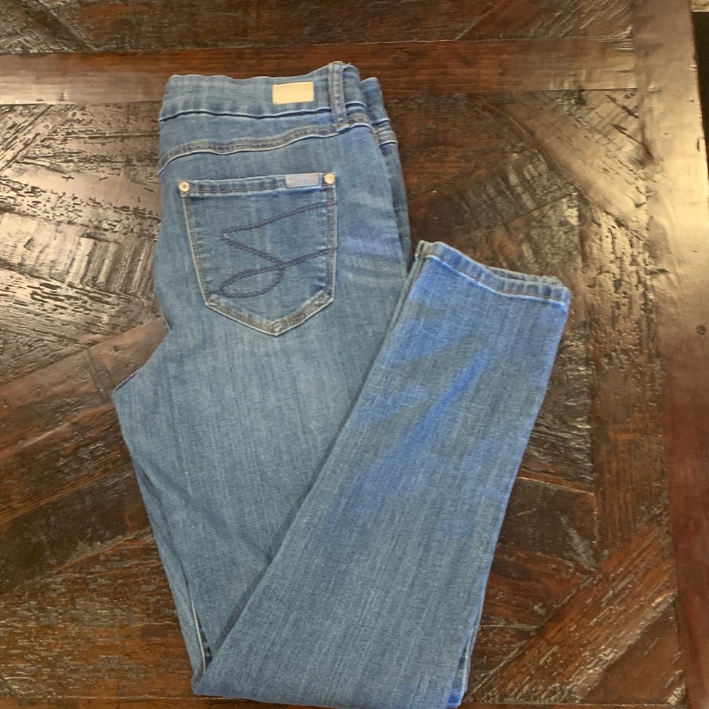 Seven7 Women's Skinny Jeans in Light Blue Denim